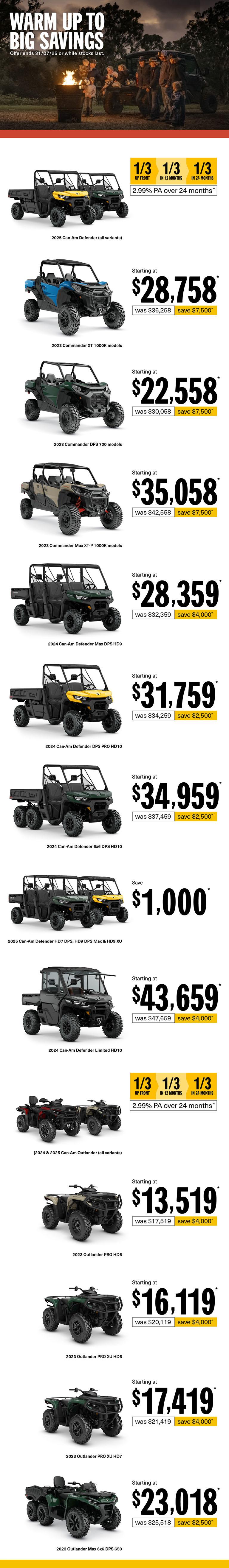 NZ Can-Am Off-Road - Q2.75 Retail Program 2025